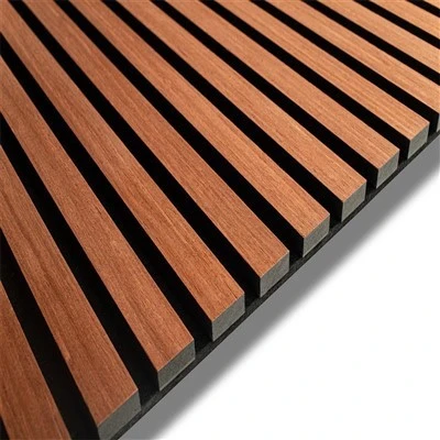 Acoustic Slatted Wood Wall Panels