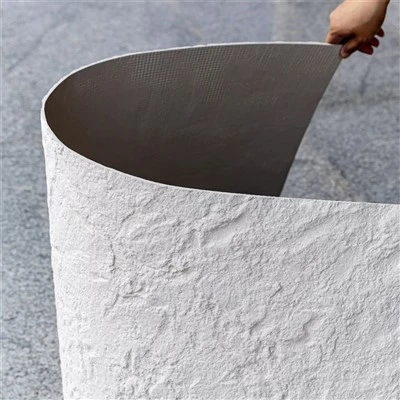 Light Gray Natural Stone Veneer Flexible Wall Tiles