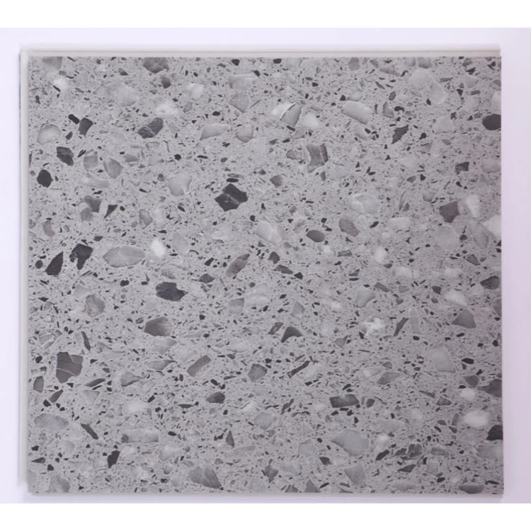 Stone-Textured Waterproof Bathroom SPC Floor
