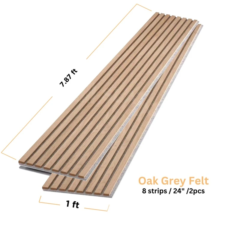 White Oak (Grey Felt) Willow Panel